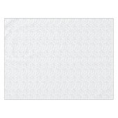 Een volledig wit, karakterloos oppervlak vult de tafelkleed (Voorkant (Horizontaal))