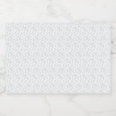 Een volledig wit, karakterloos oppervlak vult de voedselcontainer etiket (Enkel label)