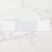 Een volledig wit, karakterloos oppervlak vult de waterfles etiket (Enkel label)