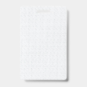 Een volledig witte, karakterloze oppervlakte vult badge