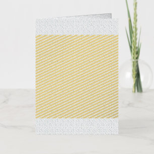 Een volledig witte, karakterloze oppervlakte vult folie wenskaart
