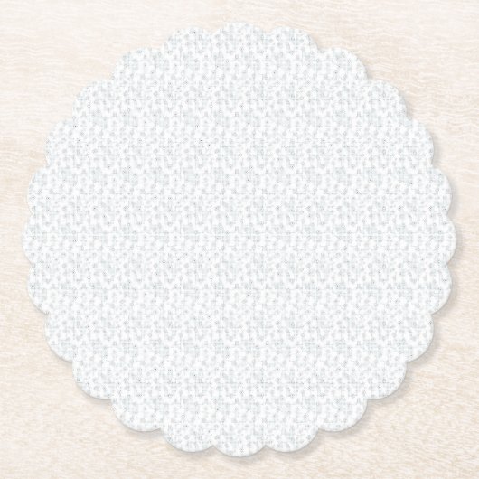 Een volledig witte, karakterloze oppervlakte vult kartonnen onderzetters (Voorkant)