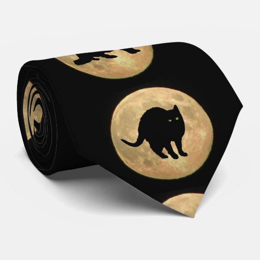 Eén volledige maan/negen levens stropdas (Opgerold)