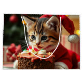 Een volmaakte kerstwens groot cadeauzakje (Achterkant)