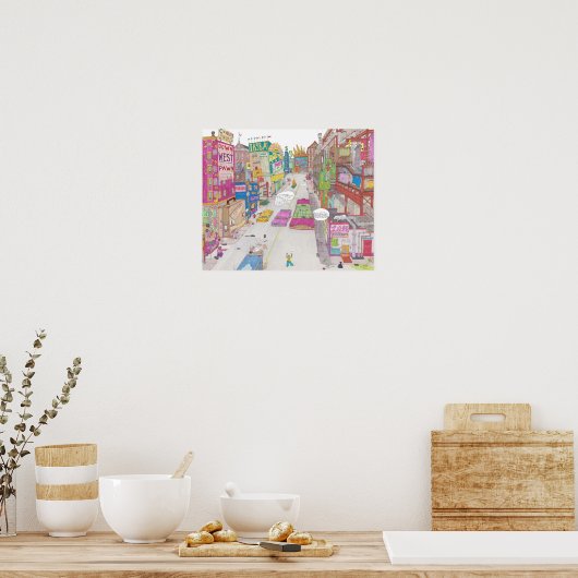 Een Voltz Eastside Moment poster (Keuken)