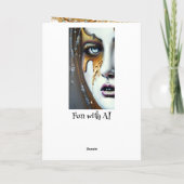 Een vonk op je pad sturen kaart (Achterkant)