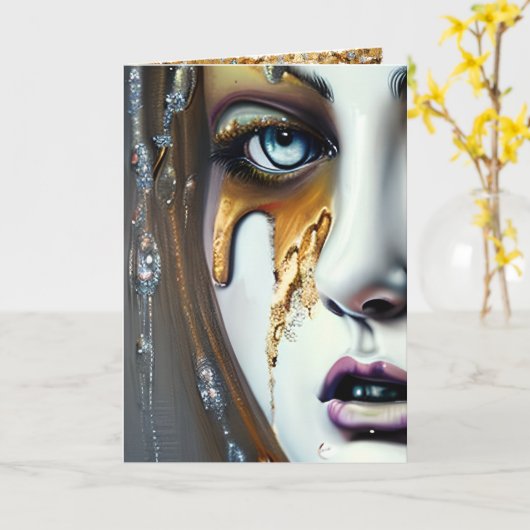 Een vonk op je pad sturen kaart (Gele Bloem)