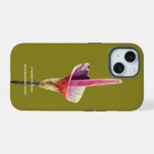 Een voodoo-lelie bloem iPhone 15 case (Achterkant horizontaal)