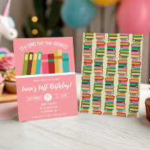 Eén voor de boeken! Eerste verjaardagsfeestje van 