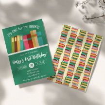 Eén voor de boeken! Eerste verjaardagsfeestje van 