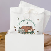 Een voor de boeken Fox Verjaardag Dank u Bedankzakje