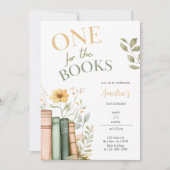 Een voor de eerste verjaardagsuitnodiging kaart (Voorkant)