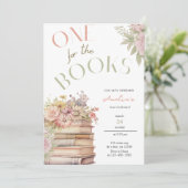 Een voor de eerste verjaardagsuitnodiging kaart (Staand voorkant)