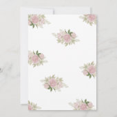 Een voor de eerste verjaardagsuitnodiging kaart (Achterkant)