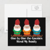 Eén voor één de gnomen briefkaart (Voorkant / Achterkant)