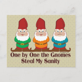 Eén voor één de gnomen briefkaart