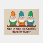 Eén voor één de gnomen deurmat (Voorkant)