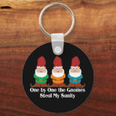 Eén voor één de Gnomen Funny Sleutelhanger (Achterkant)