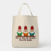 Eén voor één de Gnomen Funny Tote Bag (Achterkant)