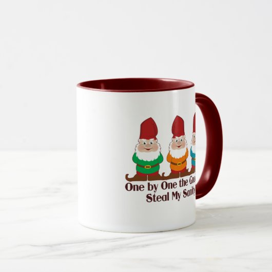 Eén voor één de gnomen mok (Voorkant rechts)