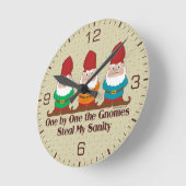 Eén voor één de gnomen ronde klok (Hoek)