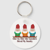 Eén voor één de gnomen sleutelhanger (Achterkant)