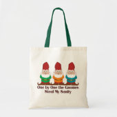 Eén voor één de gnomen tote bag (Voorkant)
