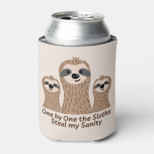 Eén voor één de Sloths Steal my Sanity Blikjeskoeler