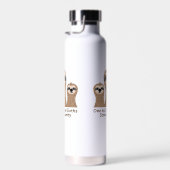 Eén voor één de Sloths Steal my Sanity Waterfles (Rechts)