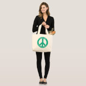 Eén voor één Vrede door Peace Jumbo Tas (Voorkant (model))