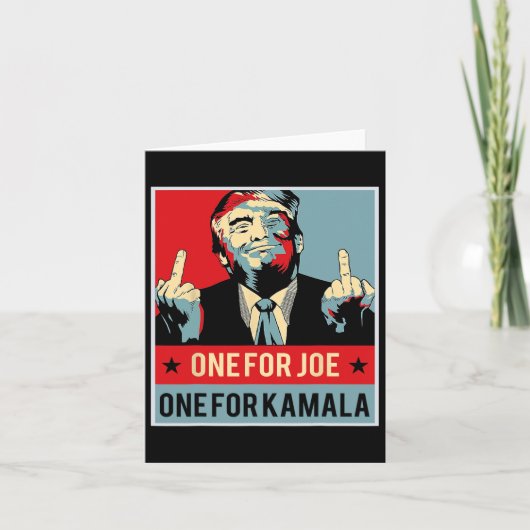 Eén voor Joe One voor Kamala Kaart (Voorkant)