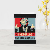 Eén voor Joe One voor Kamala Kaart (Gele Bloem)