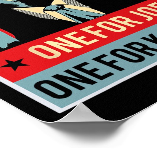 Eén voor Joe One voor Kamala Poster (Hoek)