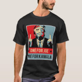 Eén voor Joe One voor Kamala T-shirt (Voorkant)