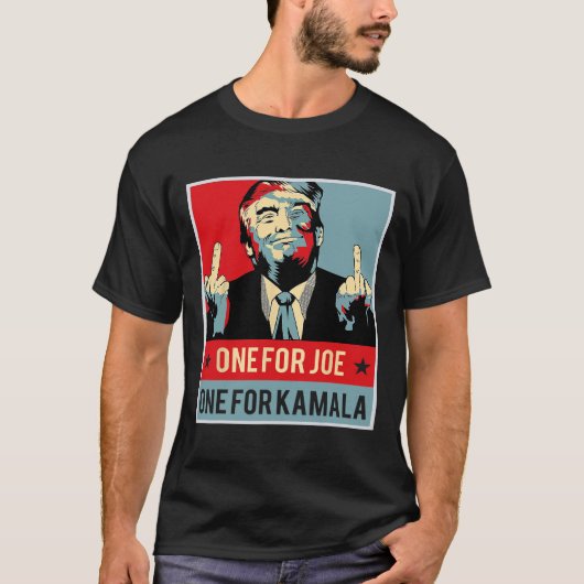 Eén voor Joe One voor Kamala T-shirt (Voorkant)