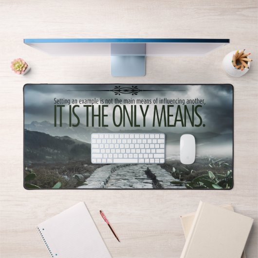 "Een voorbeeld stellen" Inspirerend quote Bureaumat (Kantoor 1)