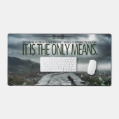"Een voorbeeld stellen" Inspirerend quote Bureaumat (Keyboard & Muis)
