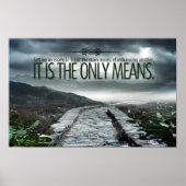 "Een voorbeeld stellen" Inspirerend quote Poster (Voorkant)