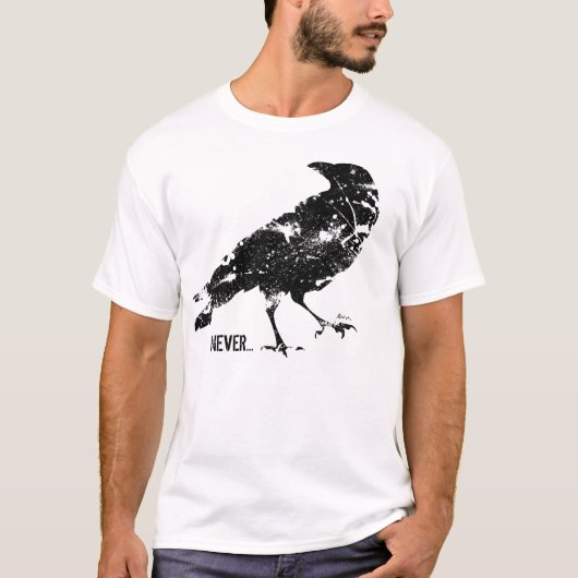 Een voorbeeld van TQ's Crow Shirten - Meer beschik T-shirt (Voorkant)