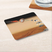 Een voorgestelde Mars Sample Return-missie. Kartonnen Onderzetters (Schuin)