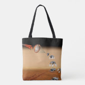 Een voorgestelde Mars Sample Return-missie. Tote Bag (Achterkant)
