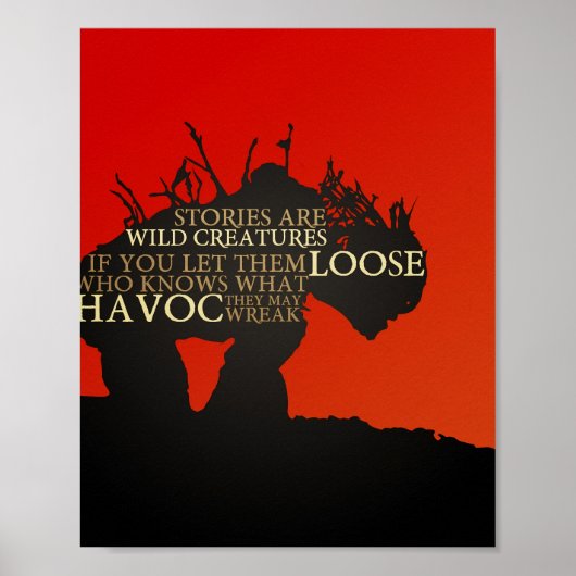 Een voorproefgesprek verhalen zijn wilde creaties poster (Voorkant)