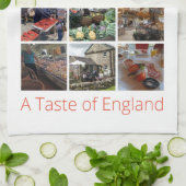 Een voorproefje van Engeland Theedoek (Gevouwen)