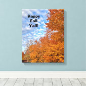 Een voorproefje van Herfst - Canvass Print (Insitu (Houten vloer))