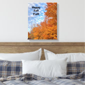 Een voorproefje van Herfst - Canvass Print (Insitu (Slaapkamer))