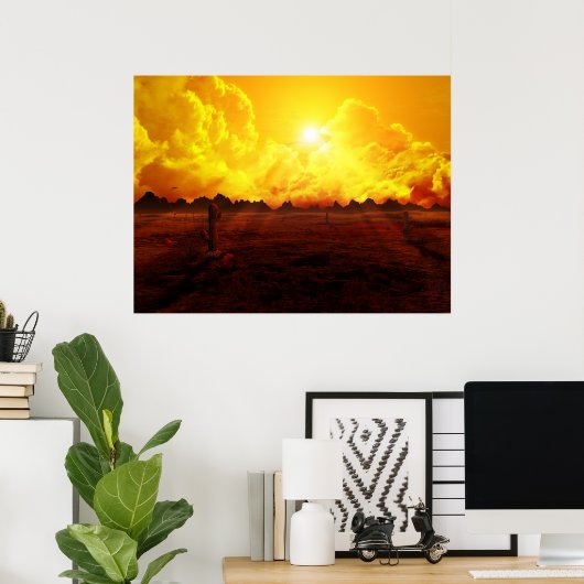 Een voorsaken Walk Poster (Thuiskantoor)