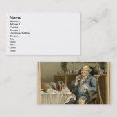 Een voortreffelijke smaak, met een uitgebreid begr visitekaartje (Voorkant / Achterkant)