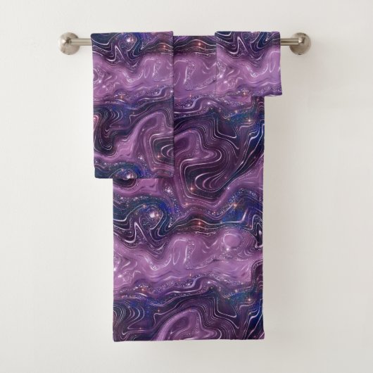 Een vormend ontwerp uit de galaxy-reeks 11 bad handdoek (Insitu)