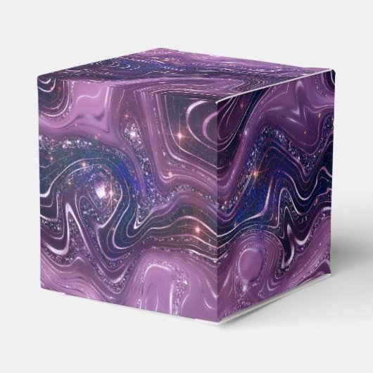 Een vormend ontwerp uit de galaxy-reeks 11 bedankdoosjes (Achterkant)