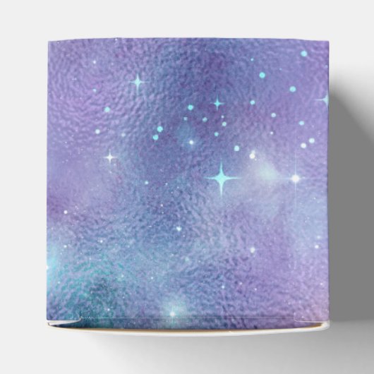 Een vormend ontwerp uit de galaxy-reeks 2 bedankdoosjes (Bovenkant)